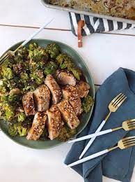 43 side dish recipes to serve with beef tenderloin when you're serving a beef roast, you want a side dish with flavor that will stand up to the meat, but won't overpower it. Soy Ginger Pork Tenderloin And Roasted Broccoli Domestikatedlife