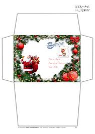 Craft Envelope Letter To Santa Claus Christmas Decoration 11