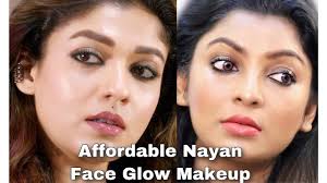 nayanthara face glow makeup