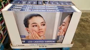 costco feit led lighted mirror 24x36
