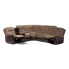 faux leather theater sectional sofa