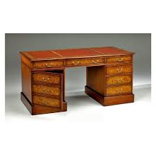 It is designed to stand alone for those just interested in fitting a leather top. Pedestal Traditional English Handmade Leather Top Desk Burl House Of Chesterfields