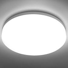 Le Flush Mount Ceiling Light Fixture Waterproof 24w Led Ceiling Light 2x100w Equivalent 2400lm 13 Inch 5000k Bright White Ceil