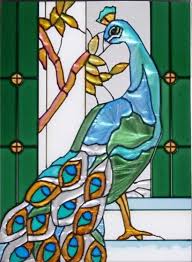 faux stained glass with acrylic paint