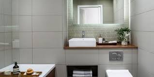 Narrow ensuites, like the one pictured above, work best with all sanitarywear positioned against the same. Ideas For Tiling A Small Bathroom Topps Tiles