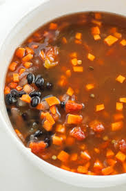 quick easy black bean and lentil soup