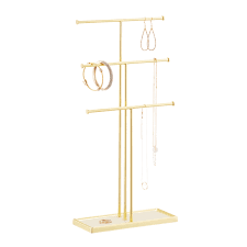 umbra gold tribeca necklace stand the