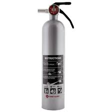 A wide variety of home fire extinguishers options are available to you, such as key selling points, material, and application. First Alert Dhome1 Designer Home Multipurpose Abc Rechargeable Fire Extinguisher Gray Brickseek