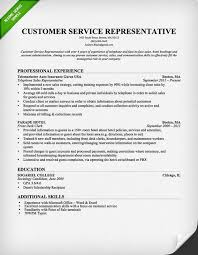 Unforgettable Customer Service Representatives Resume Examples to      Customer Service Resume Sample Customer Service Representative   Chronological 
