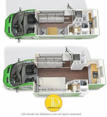 Sized at 16 feet 4 inches in length, sport 16rb is one of the smaller floorplans on the entire list. 28 Rvs Caravans Motorhomes 3d Floor Plans Layouts Ideas Floor Plan Layout Motorhome Van Design