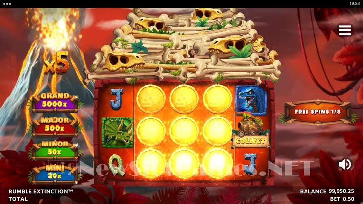 Rumble Extinction Slot Review & Demo by Microgaming - Play Free Online