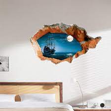 boat wall decals wall hole wall
