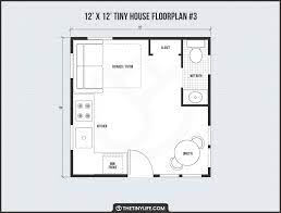 12 X 12 Tiny Home Designs Floorplans