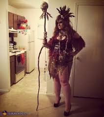 homemade voodoo priestess costume