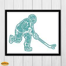 Personalized Hockey Gifts Wall Decor