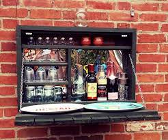 Wall Hanging Flip Down Bar Made From