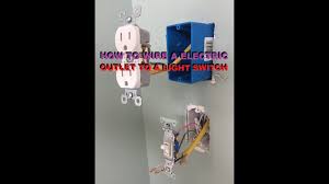 How To Wire Up A Electrical Outlet To A Light Switch