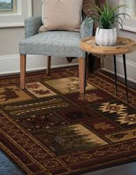 cabin chalet toffee rug