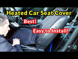 Install Heated Car Seat Cover Cushion
