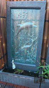Dolphin Glass Wall Fountain