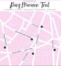 Where To Find The Best Macarons In Paris A Macaron Walking Trail Map  gambar png