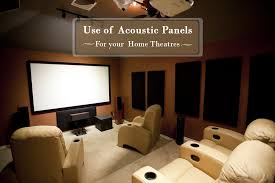 Acoustic Panels Work In A Home Theatre