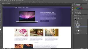 How To Design Website In Photoshop Template Download Link In Description