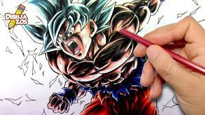 Goku dibujo ultra instinto