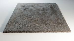 furry carpet 3d model cgtrader
