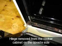 How To Change An Oven Door Hinge On A