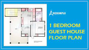 1 Bedroom Guest House Floor Plans