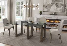 Lincoln Dining Table Glass And Wood