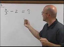 Solving Equations 3 With Mr Karaba
