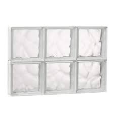 Solid Glass Block Masonry Window