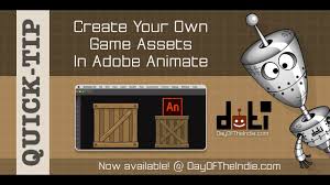 Doti Create Your Own Game Assets In Adobe Animate Youtube