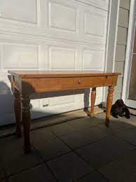 Vintage Broyhill Sofa Console Table