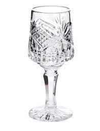BOXED SET OF TYRONE CRYSTAL GLASSES