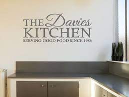 Kitchen Wall Sticker Serving