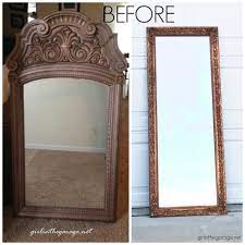 painting a mirror frame easy yet