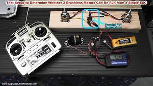 can you run two brushless motors from a