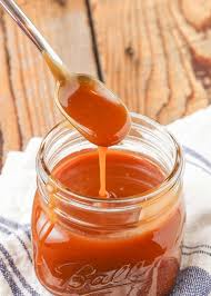 salted caramel sauce barefeet in the