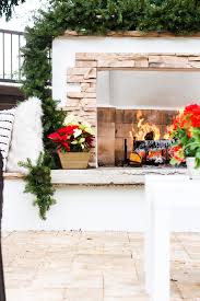 Our Outdoor Fireplace At