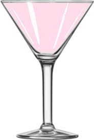 File Cocktail Glass Pink Martini Svg
