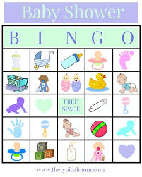 We have included cards and sheets in various colors and styles to fit into your theme. Free Printable Baby Shower Bingo The Typical Mom