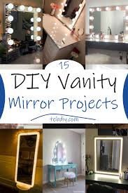 15 diy vanity mirror projects to shine