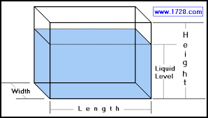 Rectangular Tank Calculator