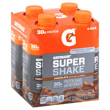 gatorade super shake chocolate 4 pack