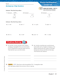 A good book on problem solving with go math grade 5 homework help varied word problems and strategies on how to solve problems. Chapter 1 Lesson 6 Homework