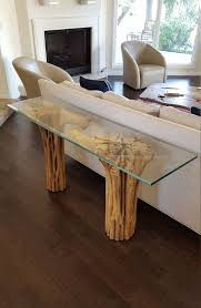 Tree Trunk Coffee Table On