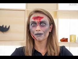 einfache halloween zombie schminken